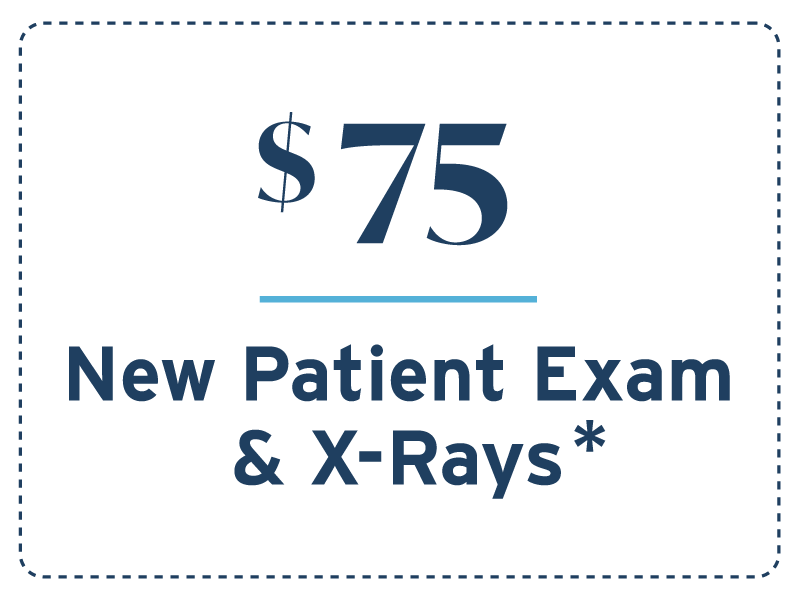 $75 Exam X-Rays